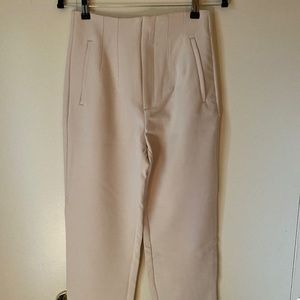 Stradivarius Beige Ankle Pants